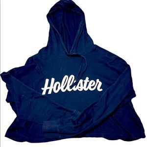 🌟⚡️4/$22 Hollister Crop Long Sleeve Boyfriend Hooded Tee
